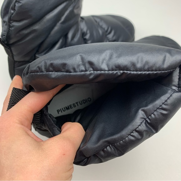 Piumestudio Luna moon boot black puffy quilted slip on apres bootie size 36 - Picture 6 of 7